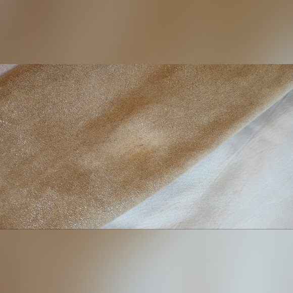 Vintage D2K 100% Suede Leather Tan Blazer Lined Jacket Shine Distress Factory M - Picture 12 of 12